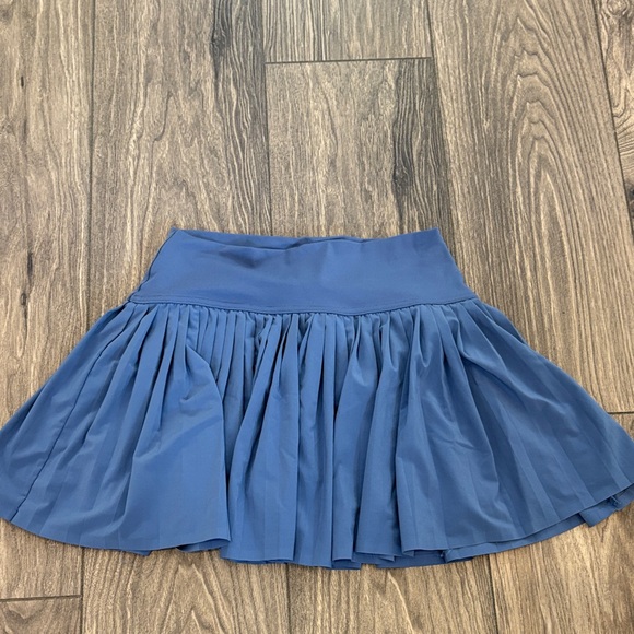 Chic Blue Skater Skirt - Picture 1 of 2